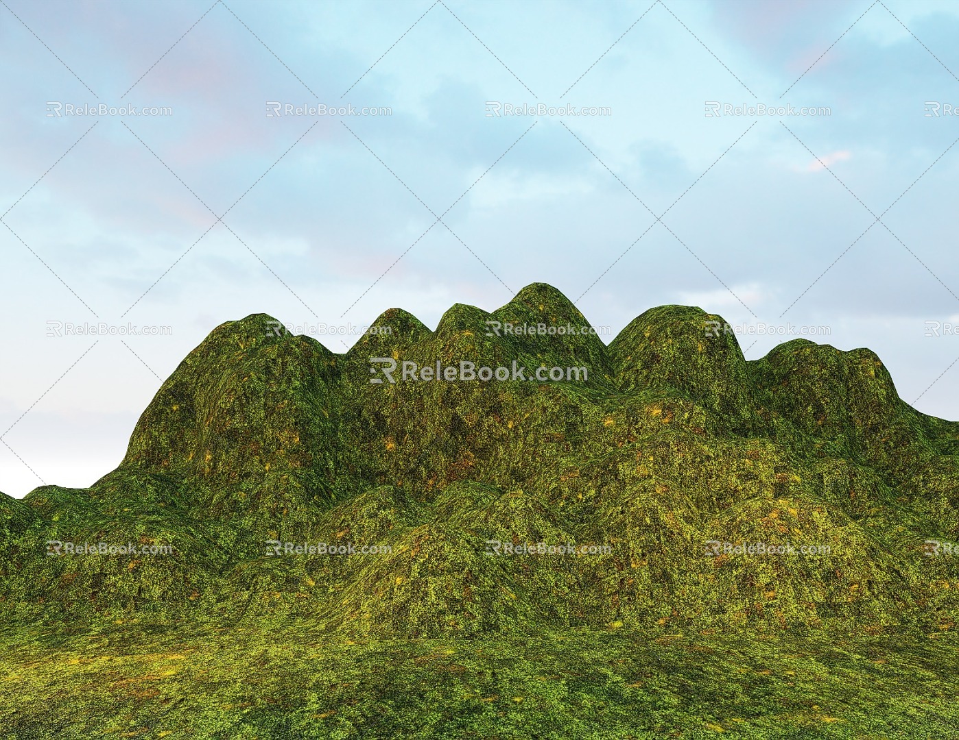 Modern Mountains Mountains Park Landscape Terrain Mountain Park Nature Mountain Micro Terrain 3d model