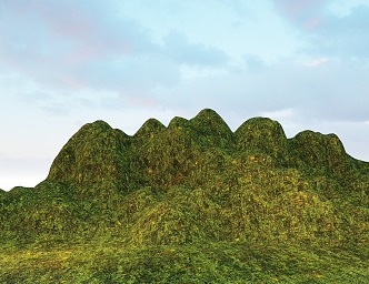 Modern Mountains Park Landscape Terrain Mountain Park Nature Mountain Micro Terrain 3d model