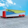 Modern Container Day 3d model