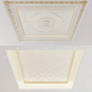 French ceiling 3d model