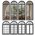 Various Arched Window Designs With Grid Patterns And Glass Styles For Home 3d model