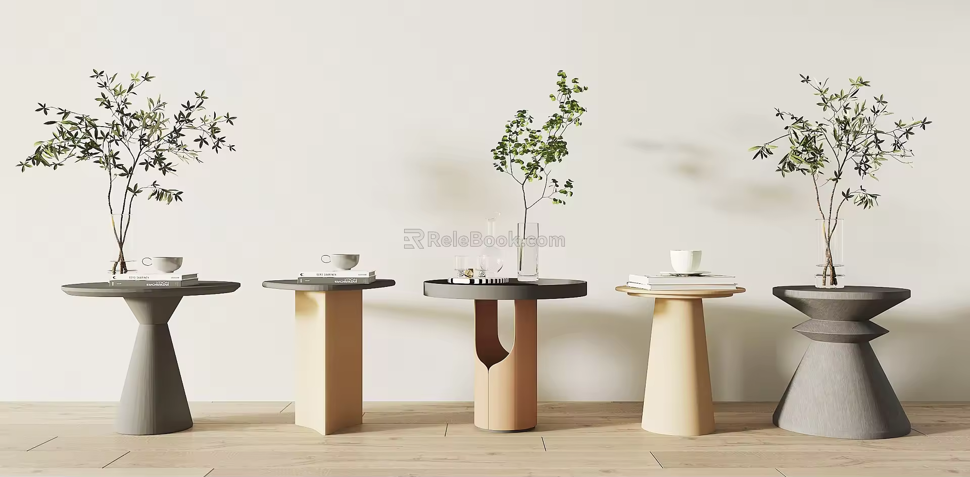 Modern combination of several sides and several corners 3d model