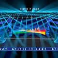 Event stage outdoor stage performance stage trss rack LED 3d model