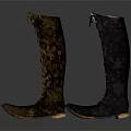 Stylish Knee High Boots In Various Colors With Lace Up Design And Patterned Leather Details