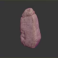 Handcrafted Rustic Stone Wood Decorative Piece With Rough Texture And Natural Grain