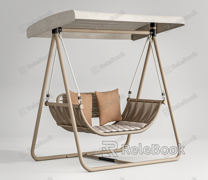 Modern Qiqiu Chair Outdoor Swing Courtyard Swing Hanging Chair Outdoor Rocking Chair model