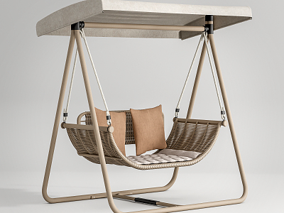 Modern Qiqiu Chair Outdoor Swing Courtyard Swing Hanging Chair Outdoor Rocking Chair model