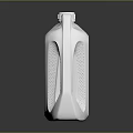 Sleek Silver Household Oil Container With Ergonomic Handle And Secure Cap For Daily Use