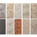 Assorted Ceramic Tiles With Diverse Colors Textures And Patterns For Home Flooring 3d model