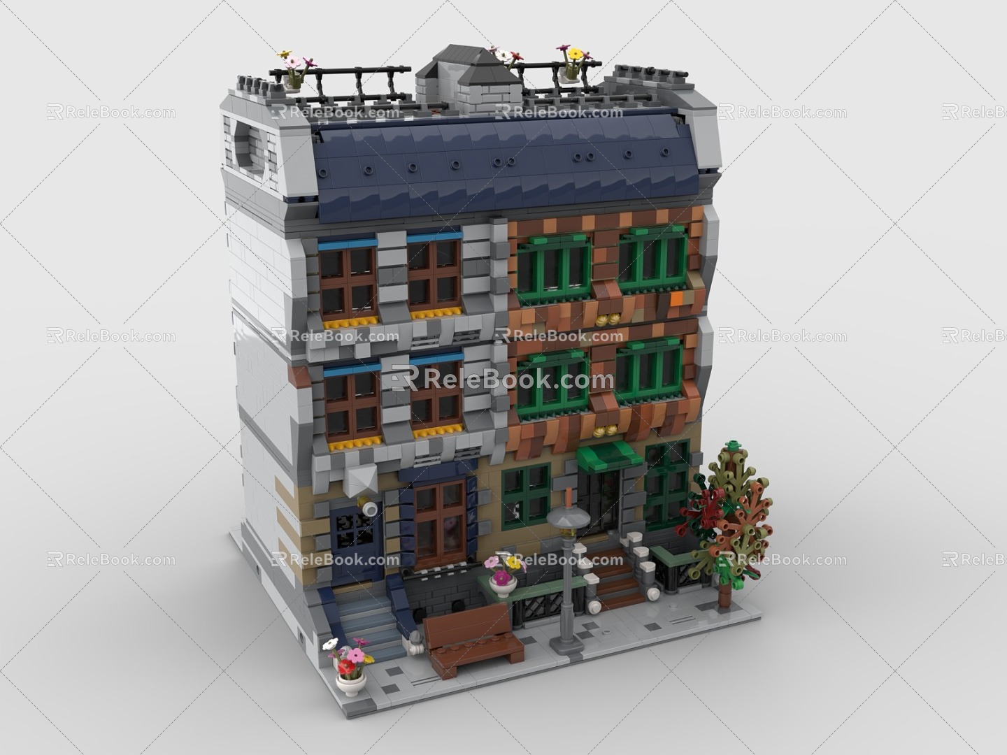 LEGO Toy Building Townhouse House House Building 3d model