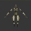 Industrial Robot Single Wheel Robot Double Wheel Robot Assistant Small Robot 3d model