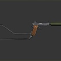 pistol semi-automatic pistol automatic pistol modern weapon hot weapon hot weapon gun military 3d model