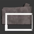 Modern Light Purple Upholstered Armchair With Padded Armrests And Metal Frame Legs