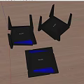 LINK eSports Style WIFI Router 3d model