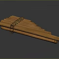 Traditional Bamboo Raft Eco Friendly Water Transportation Vehicle For Rivers