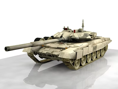 3D Rendered Military Tank With Detailed Exterior Design 3d model