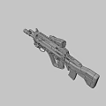 Weapons of the Future Rifle 3d model