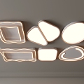 Modern Ceiling Light Square Ceiling Light Round Geometric Ultra-thin Bedroom Living Room Children's Room Simple 3d model