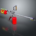 Flame Thrower Flame Gun Homemade Weapon Flamethrower Flame Gun Modern Weapon Hot Weapon Hot Weapon 3d model