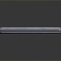 Silver Colored Metal Elongated Structure With Double Tubes And Base Plate