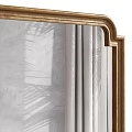 European-style full-length mirror floor mirror 3d model