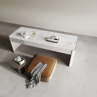 Coffee Table Table Table Tea Table Marble Desktop Low Table 3d model