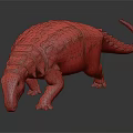Vibrant Armored Ankylosaurus Dinosaur 3D Model Featuring Scaly Skin And Tail