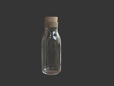 bottle glass bottle glass transparent glass bottle model