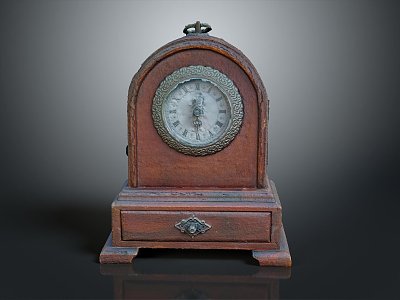 Floor Clock Big Clock Vintage Clock 3d model