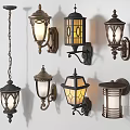 Multiple Decorative Wall Sconces Showcasing Classic Modern Designs Glass Shades And Metal Frames