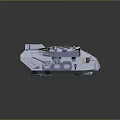 Modern Spaceship Spacecraft Spacecraft 3d model