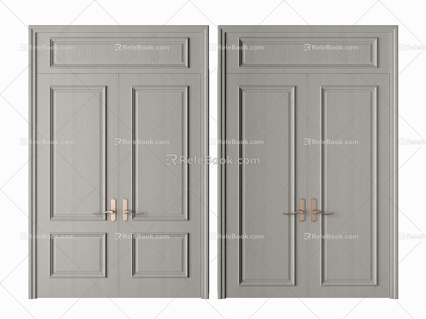 Jane ou double door 3d model