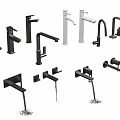 Various Modern Black And White Faucet Designs For Kitchen And Bathroom Use