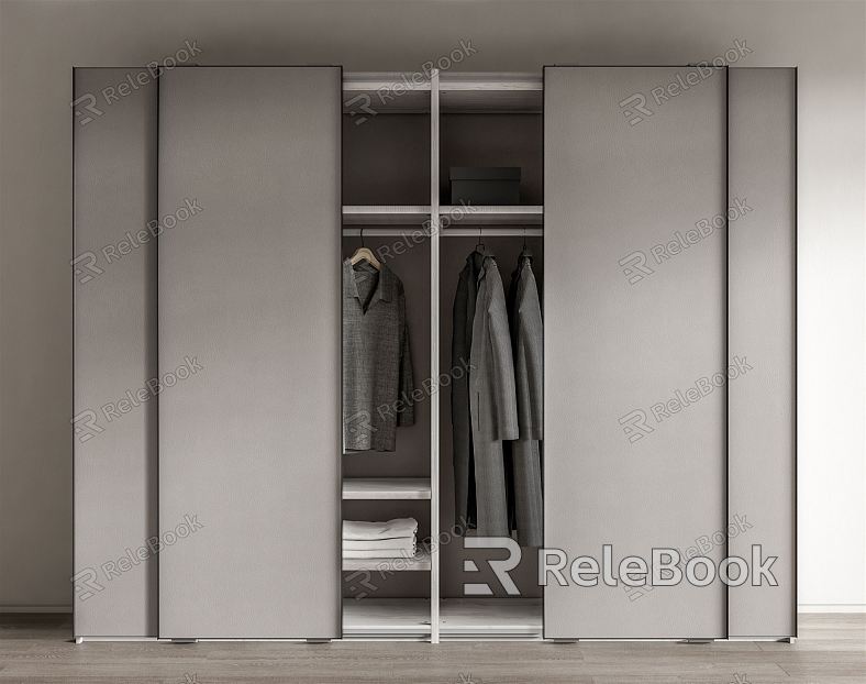 Modern wardrobe model