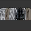 Different Colored Clothes On Hangers With Various Styles For Daily Use