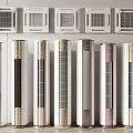 Air Conditioner Fans Wall Mounted And Tower Types Multiple Colors Modern Design