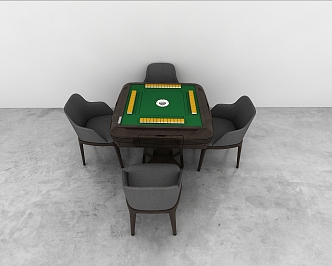 Mahjong Table 3d model