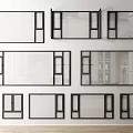 windows casement windows floor-to-ceiling windows bay windows balcony floor-to-ceiling windows doors and windows broken bridge aluminum windows 3d model