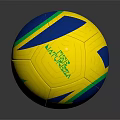 Nike Yellow Blue Green Soccer Ball With Classic Stripe Design And Durable Sports Material