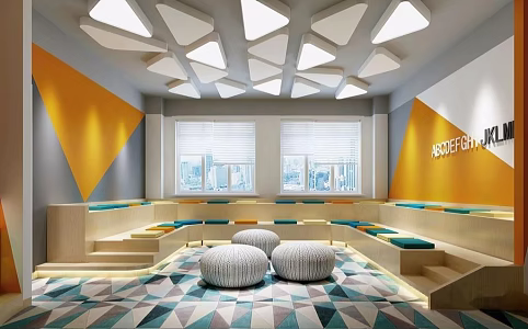 Entertainment area 3d model