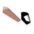 Modern Minimalist Wall Lamp With Black And Copper Finish For Indoor Decoration