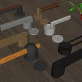 Modern Door Handle 3d model