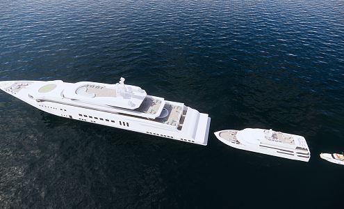 Modern Yacht Luxury Yacht 3d model