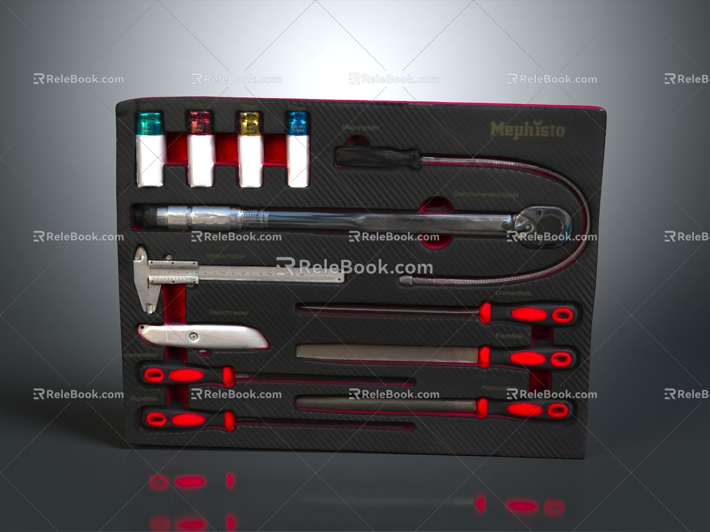 Toolbox Hardware Tools Screwdriver Iron Trunk Box Plastic Box Box Box Box Container 3d model