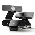 Logitech Webcams With Multiple Angles Built In Microphone And Adjustable Stands