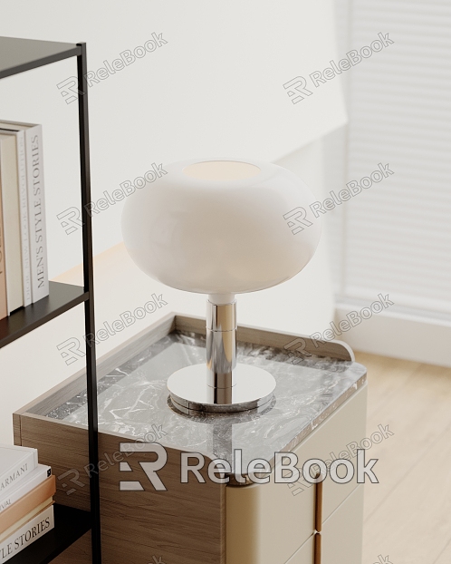 Table lamp table lamp side model