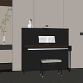 Modern Piano 3d model