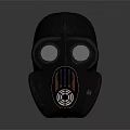 Modern gas mask sci-fi gas mask gas mask respirator 3d model