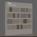 Color Plate Display White Cabinet With Illuminated Shelves And Various Colored Plates