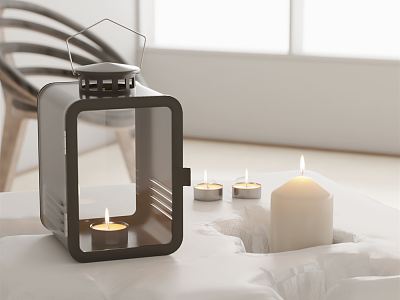 Modern Candle Ornaments model